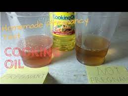 Homemade Pregnancy Test With Cooking Oil Homemade Pregnancy Tests Part 1 Youtube