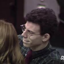 Menendez Brothers Taking a Sip from a Cup