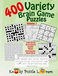 Check spelling or type a new query. Variety Puzzle Book 400 Puzzles Volume 1 Kooky Puzzle Lovers 9781541302662 Amazon Com Books