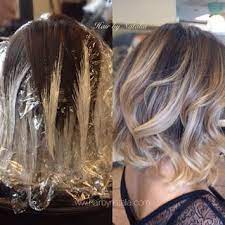 Separate the remaining hair into two sections and braid them, fastening the ends. 5 Tips For Looking Your Best In The New Year Beauty And The Mist Short Hair Balayage Balayage Hair Short Hair Styles