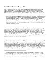 Start studying erikson's stages of development. Erik Erikson S Psychosocial Stages Homework Psychosocial Divorce
