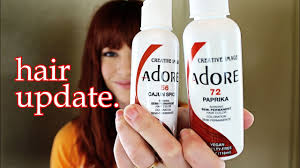Adore plus extra conditioning semi permanent. Doing A Test Strand With Adore Dye Cajun Spice And Paprika Youtube