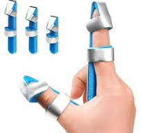 Trigger Finger Splint Brace for Thumb Index Middle Ring Pinky, Metal Foam  Broken Dislocated Finger Stabilizer, Aluminum Bendable Curved Mallet Wrap  ...