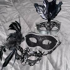 Carnival, theatrical, sports, professional, protective, military, medical, cosmetic and even emotional mask, which we can wear. Party City Accessories His And Hers Masquerade Masks Extra Poshmark