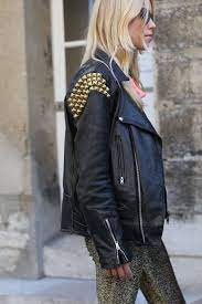Studded Shoulder Fashion Style Street Style
