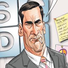 It's An Ad, Ad, Ad, Ad, World Dept. Sad Men (A MAD TV Satire) Writer: Arnie  Kogen Artist: Tom Richmond @art4mad MAD 47,