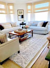 How A Rug Can Make Your Room Cozy And Fresh Classic Casual Home Living Room Design Small Spaces Living Room Design Decor Cozy Living Room Design