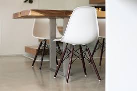 Eames Style Eiffel Dining Chair 2 Piece Dark Walnut 643710993776 Urbanmod