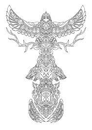 Spirit free printable coloring pages for kids. Free Printable Totem Pole Coloring Pages For Kids