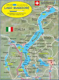 Lake maggiore is a 385 acre natural lake situated in south st. Map Of Lake Maggiore Lago Maggiore Italy Switzerland Map In Venice Italy Map Italy Map Lake Maggiore Italy