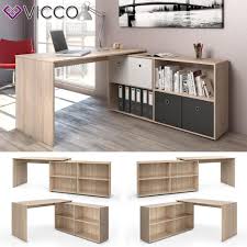 Kaufen sie ihre kleiner schreibtisch eiche 1 tür 2 schubladen zum besten preis : Vicco Eckschreibtisch Flexplus Eiche Sonoma Kaufland De