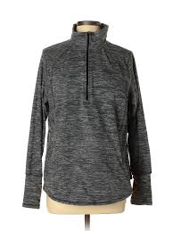 Details About St Johns Bay Women Gray Fleece Lg Petite