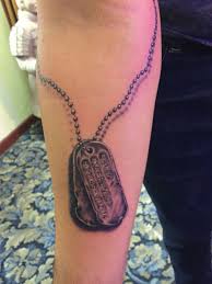 Due to the location, some dog tag tattoos may be larger then others. Pin On Love