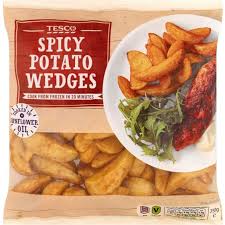 Buy Tesco Spicy Potato Wedges 750g Online In Tesco At Mysupermarket 1 29 Liked On Polyvore Featu Spicy Potato Wedges Tesco Groceries Slimming World Syns