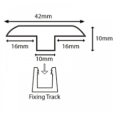 Doorway threshold transition cover strip for flooring … extra wide aluminium cover strips for same … Laminate Flooring Door Thresholds Mdf Profiles Flooring Direct