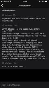 Dominos Codes Dominos