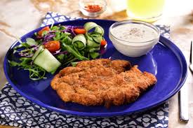 Receta De Milanesa Ranch Milanesa De Pollo Empanizada Pollo Rebozado Crujiente Milanesa De Cerdo