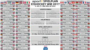 An unseren gewinnspielen teilnehmen, kommentare schreiben und dich individuell über deinen lieblingsclub informieren lassen. Eishockey Wm 2017 Pdf Spielplan Kostenlos Zum Download Chip