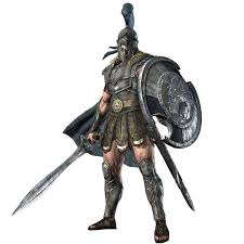 Mirmidon Guerreiro Grego Guerreiro Leao De Fogo