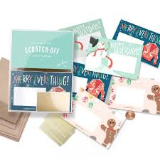 Make your own note cards. Assorted Holiday Scratch Off Mini Note Cards Target