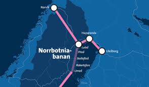 Den nya järnvägen skall förstärka trafikeringen av godstrafik men. Regionalt Norrbotniabanan