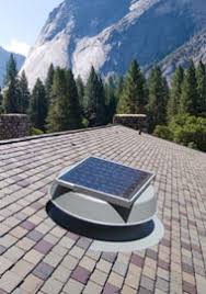 Venting Capacity Natural Light Solar Attic Fans