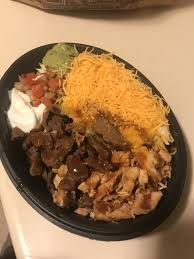 i had the taco bell steak power bowl add chicken no rice