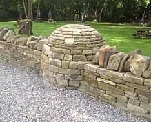 As a general rule, bigger is better especially at the foundation. Dry Stone Wikipedia