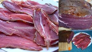 Rinderschinken Selbstgemacht Ev Yapimi Pastirma Schinken Rauchern Rezepte Fleisch Rauchern