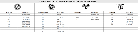 Silver Trucks Size Chart Www Bedowntowndaytona Com