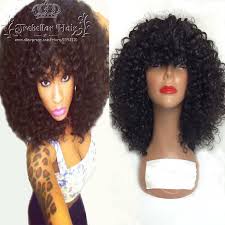Using modern tools and techniques, hairstylists are able to perform the best haircut for your locks, personality and lifestyle. Full Lace Wigs With Bangs Full Fringe Afro Kinky Curly Virgin Hair Wig Human Hair Free Shipping Mongolian Kinky Curly Hair Wig Lace Wig With Bangs Virgin Hair Wigscurly Virgin Hair Wig Aliexpress