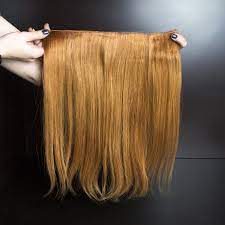 15 inch #18/613 blonde highlight clip in human hair extensions 7pcs. Real Hair Extensions 14 Inch Just For Redheads Beauty Products