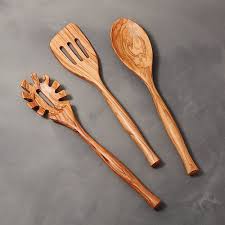 Olivewood Utensils Crate And Barrel Wooden Utensils Wood Utensils Wooden Kitchen Utensils