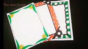 3 In 1 Simple Border Design For Project Assignment Front Page Design Handmade Simple Border Design Youtube 3 how to draw simple border designs on paper for project work to students/beautiful border designs.