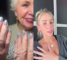 Alix Earle Gray Nails