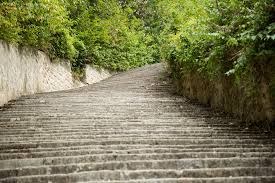 Inmates were forced to carry granite boulders up these stairs, many of them couldn't handle the hard labor. 70th Anniversary Of Mauthausen Nazi Concentration Camp Eleonore De Bonneval Photo Reporter