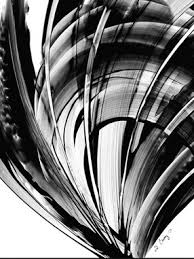 Arti gambar abstrak adalah gambar yang tidak realistis maupun natural. 10 Lukisan Abstrak Hitam Putih Gambar Dan Penjelasannya Pelajarindo Com