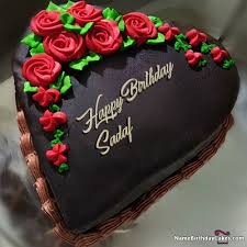 Birthday Cake For Sister Images Download The Name Sadaf Is Generated On Happy Birthday Images Download Or Share With Your Happy Birthday Cake Images Happy Birthday Wishes Cake Happy Birthday Cakes