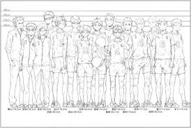 Official Height Chart Comparison Of The Entire Karasuno Team
