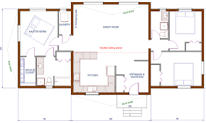 Maximizing living space with open floor plans and budget friendly design ideas is a great way to produce affordable and easy to build homes. Open Concept Kitchen Living Room Floor Plan Design House Plans 143552
