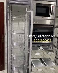 ديكورات نرجس on instagram ماشاء الله تبارك الله من تصاميم مطابخ المنيوم kitchen2021 ٠ الحساب ب french door refrigerator wall oven double wall oven