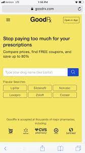 Good Rx Prescription Savings Recommended By Debt Kickin Mom Prescription Savings Lipitor Prescription