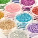Amazon.com: Glitter Wenida 12 Colors Holographic Cosmetic Festival ...