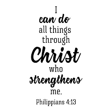I can do all things through christ which strengthens me. Philippians 4 13 I Can Do All Things Through Christ Who Strengthens Me Vinyl Wall Art Decal Home Decor Home Living Kromasol Com