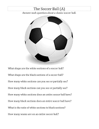 Soccer Worksheets For Kids Activity Math For Kids Worksheets For Kids Soccer