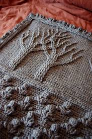 tree of life afghan crochet pattern by lion brand yarn