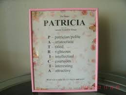 Name Meaning Framework Personalized Patricia Novelty Walldecor Artcollectible Home Living Home Office Decor Names With Meaning Meant To Be Names