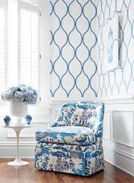 This modern living room achieves this so well, with two leather sitting chairs, dark timber features, white brick and white walls, and a white coffee use timber, blue and white to make your home feel like your dream beach house. 77 Slipper Chairs Ideas In 2021 Slipper Chairs Home Decor Home