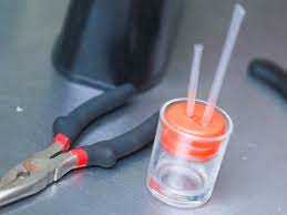1) take a light bulb 2) how do you cut the metal top part off? 3 Ways To Make A Vaporizer Wikihow