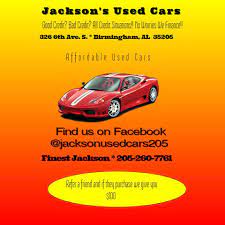 It could, however, also be a good alternative for those with no credit history or consumers with a high debt ratio. Jackson S Used Cars Home Facebook